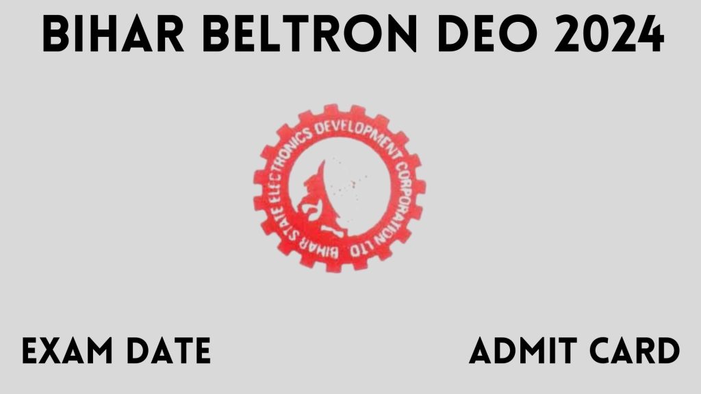Bihar BELTRON DEO 2024