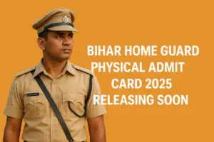 Bihar Home Guard Physical Admit Card