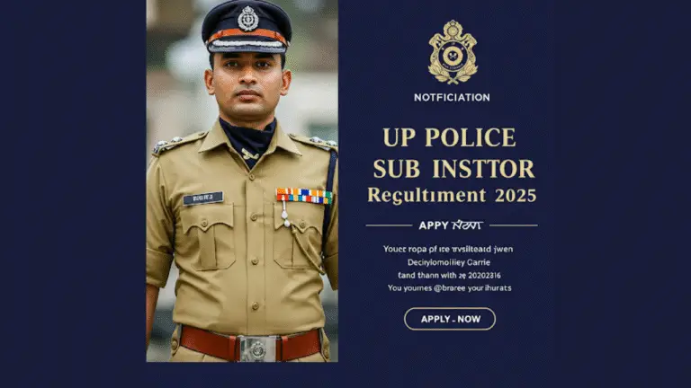 UP Police Sub Inspector Recruitment 2025