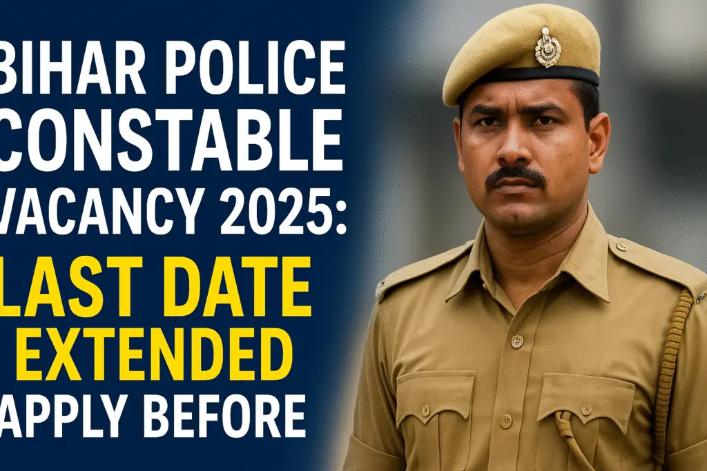 Bihar Police Constable Vacancy 2025: