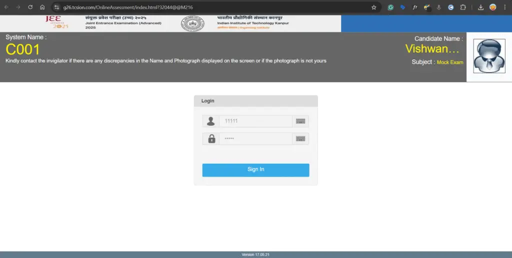 JEE Advanced Admission 2025